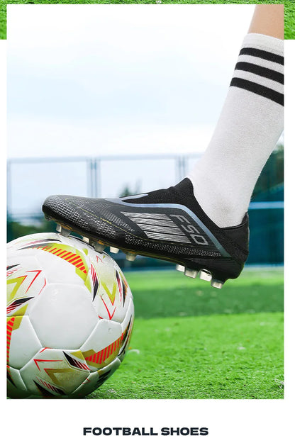 New Men's Soccer Shoes Grass Adult Football Boots FG Ultralight Sport Indoor Cleats Non-Slip Turf Futsal Comfortable  Sneakers