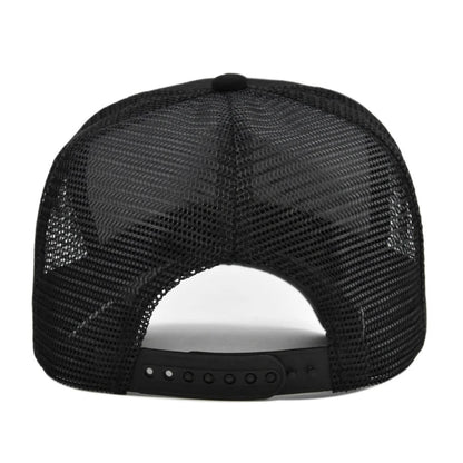 Customized Logo Hard Top 5 Panels Mesh Baseball Cap For Men Women Advertising Cap Breathable Sun Hat Solid Color Visor Gorra