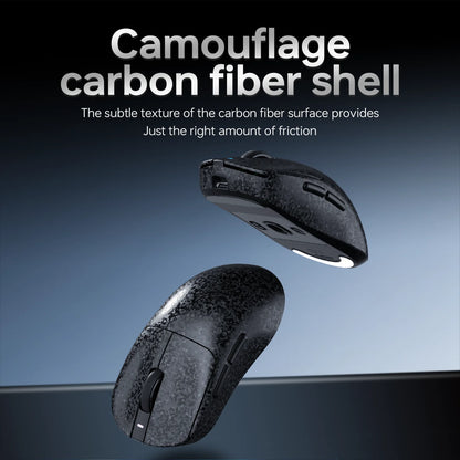 AJAZZ AJ199 Wireless Gaming Mouse PAW3311 24000DPI Lightweight Bluetooth/Wired Carbon Fiber Mice for PC Laptop Gamer