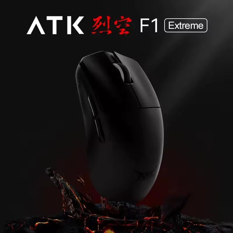 ATK BlazingSky F1 Extreme trådlös gamingmus PAW3950 Ultra Dual-Mode 8000Hz 35g lätt e-sport-FPS-mus