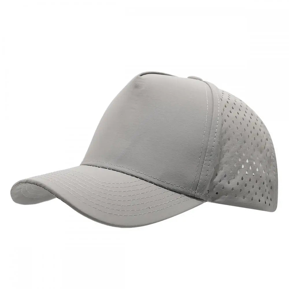 1PC New Five-ply laser perforated quick-drying cap breathable sports visor cap summer waterproof perforated truck baseball cap