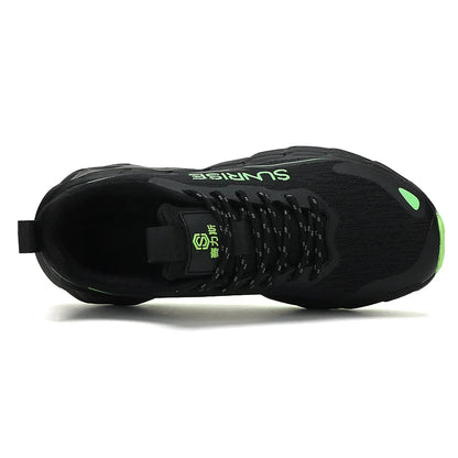 Unisex Running Shoes Mesh Breathable Anti-Slip Lightweight Casual Sports Sneakers Grip Comfortable Outdoor Trainer Footwear