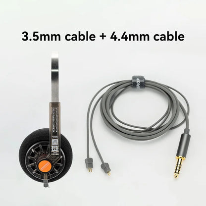 MOONDROP OLD FASHIONED On-Ear Headphone 40mm large dynamic driver 0.78-2pin 3.5mm Plug
