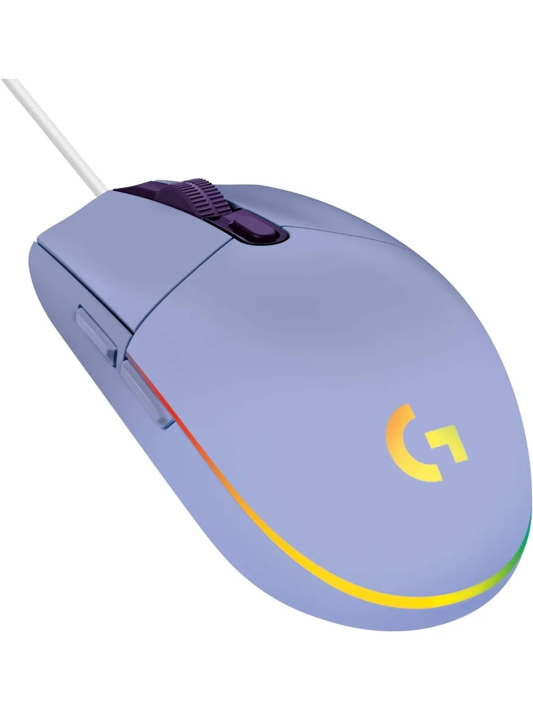 Logitech G102 G203 Wired Gaming Mouse 2.1 Meter Long Cable 8000 DPI RGB Effects for PC Laptop Office Gamer Flexible