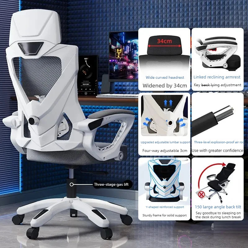 Recliner Office Chair Luxury Comfortable Armchai Ergonomic Office Chair Gaming Swivel Cadeiras De Escritorio Home Furniture