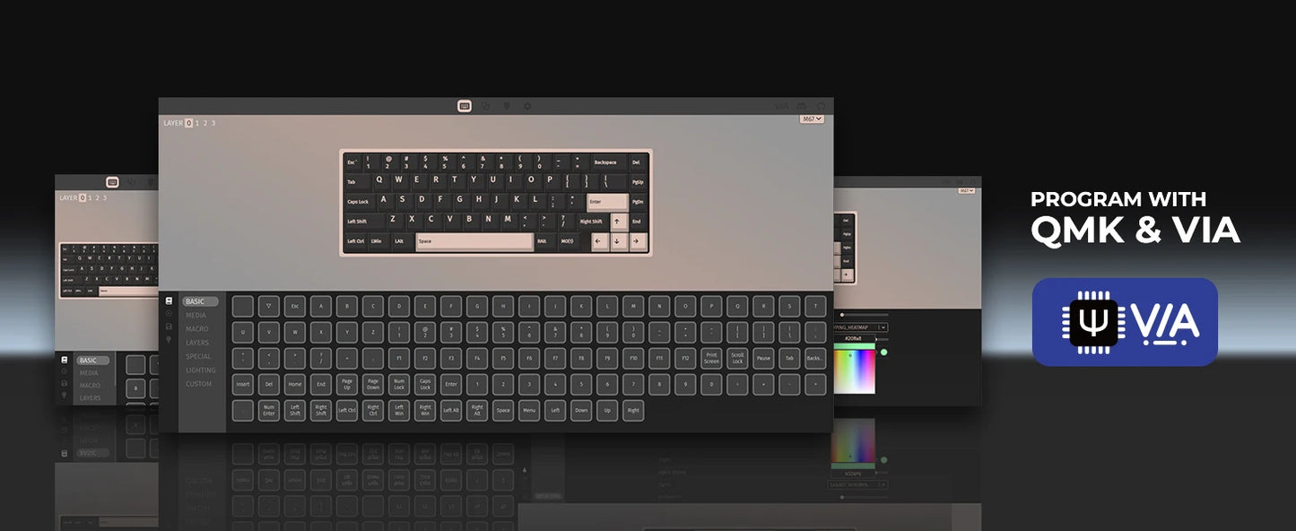 XVX M67 JadeStone Mechanical Keyboard With IMD-Tech Keycaps Hot Swappable Gasket Tri-Mode Custom RGB Wireless Keyboard 65%