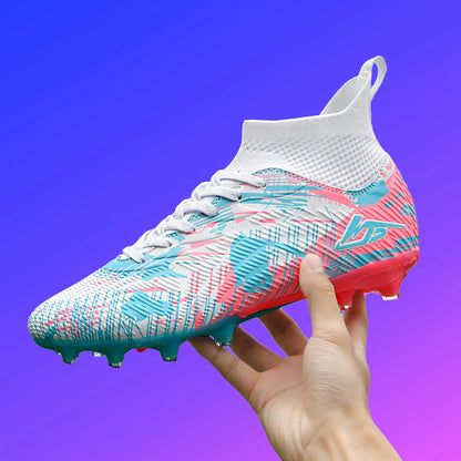 Chaussures de Football pour hommes TF/FG Sneaker garçon confortable société Original résistant chaussures de Football de qualité supérieure bottes de Football à longues pointes