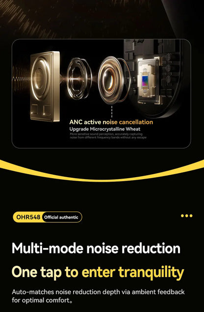 Acer Ohr548 Wireless Bluetooth Headphones with In-Ear Design, Anc Call Noise Reduction, Charging Case, Stereo Sound Effect, Low Latency for Gaming, Comfortable Fit for Sports, Running, and Fitness