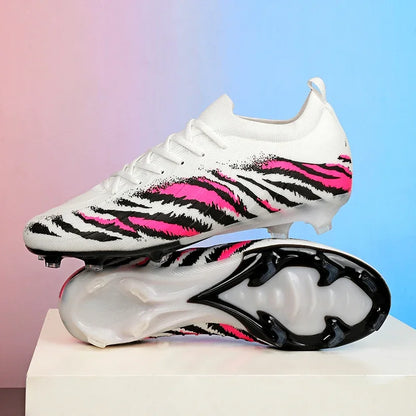 Botas de fútbol para hombre, deportivas, ultraligeras y antideslizantes, para exterior, tacos de adulto para partido, unisex, cómodas para césped, alta calidad