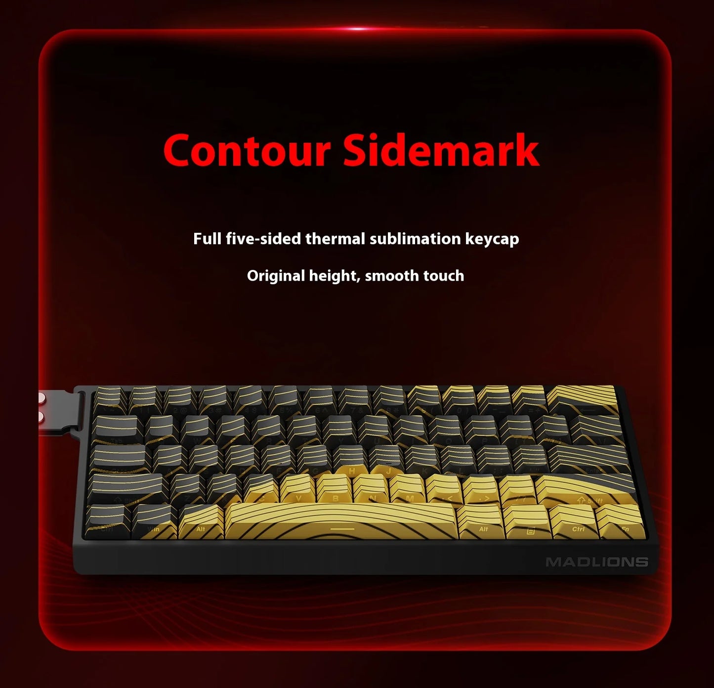 Madlions MAD 60/68 PRO Magnetic Switch Gaming Keyboard E-sport Custom Mechanical Aluminum Keyboard Ergonomics Accessories