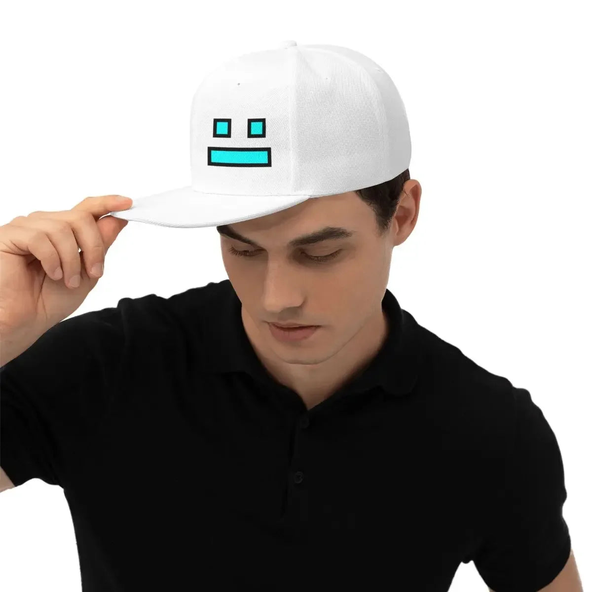 Bonés de basebol «Geometry Dash» para videojogos, bonés snapback para homem e mulher, bonés ajustáveis, bonés de basebol hip-hop, casquette