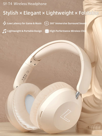 Casque Bluetooth supra-auriculaire, appels sans fil de haute qualité, longue autonomie pour le sport, le gaming et l'écoute de musique