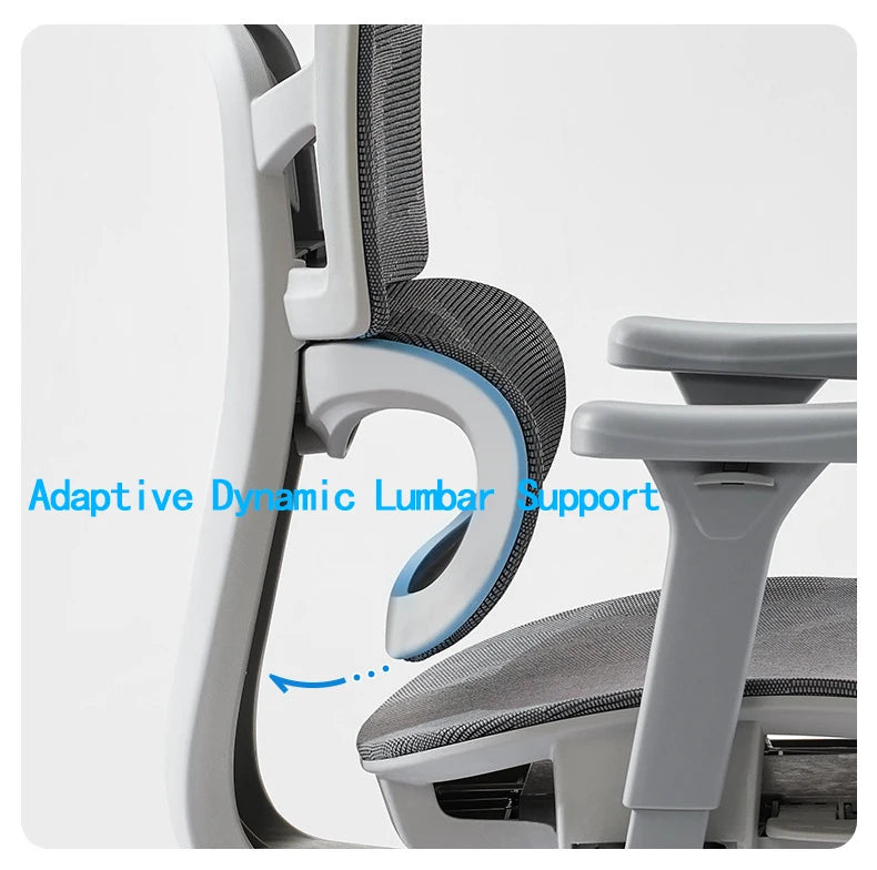 2025 New Ergonomic Office Chairs Gaming Chair Desk Seats Home Seat With Footrest Lumbar Support For Comfortable Long Sitting