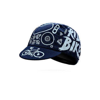 New style Cycling Caps Summer Breathable Sports Bicycle Hats  Quick Dry  Polyester Black Blue Hats Classical