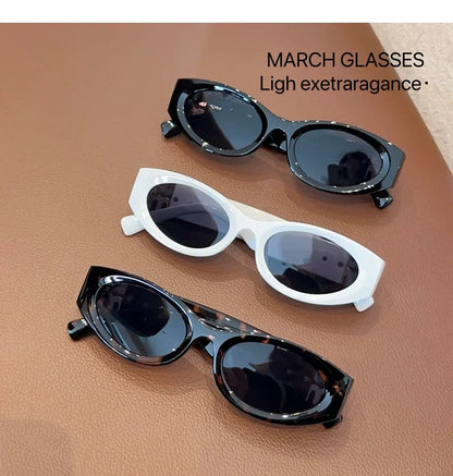 2026 New Fashion Oval Sunglasses Women Men Trendy Cool Sun Glasses Ladies Street Shot Retro Premium Eyewears Gafas De Sol UV400