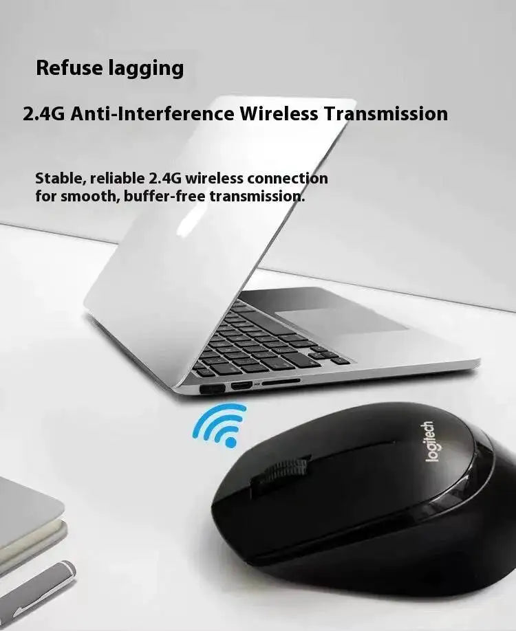 Logitech M330 Professional Office Mouse is compact, quiet, convenient to carry, comfortable to touch, and specifically designed1