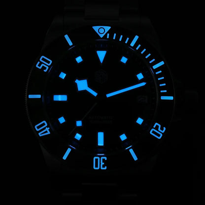  San Martin Grade5 Titanium Watch SN0121TD PT5000/ST2130 Automatic Movement Watch 300M Waterproof Adjustable Clasp Wristwatch
