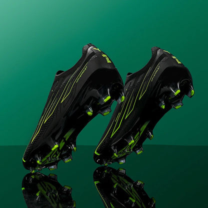 Chaussures de football professionnelles pour hommes, crampons longs AG, bottes de football antidérapantes et résistantes à l'usure, pour terrain en gazon naturel, compétition pour adultes.