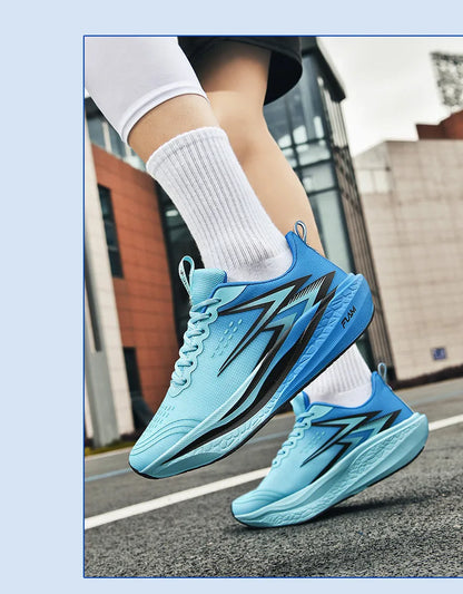 Sports Running Shoes Speciality Marathon Men Breathable Lightweight Carbon Board Women's Comfortable Athletic Nonskid Sneakers