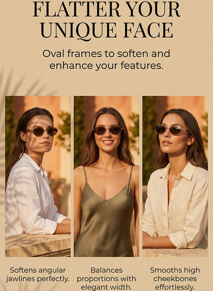 Sexy Small Oval Punk Sunglasses Women 2026 Luxury Vintage Steampunk Metal Frame Sun Glasses For Ladies Trendy Traveling Shades