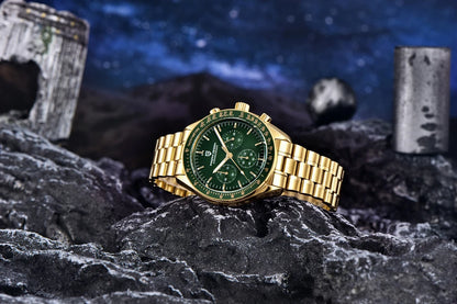 PAGANI DESIGN Moon Men's Watches Gold Luxury Quartz Watch Men Speed Sports Chronograph AR Sapphire Waterproof Luminous Man Gift