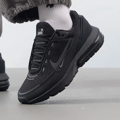 Nike Half-Palm Visible Air Cushion Cushioning Rebound Fitness Men's Running Shoes New Model Wear-Resistant Lightweight Textured Upper Training Sports Running Shoes Air Max Dn Double Hook Design Versatile Trendy Daily Travel C