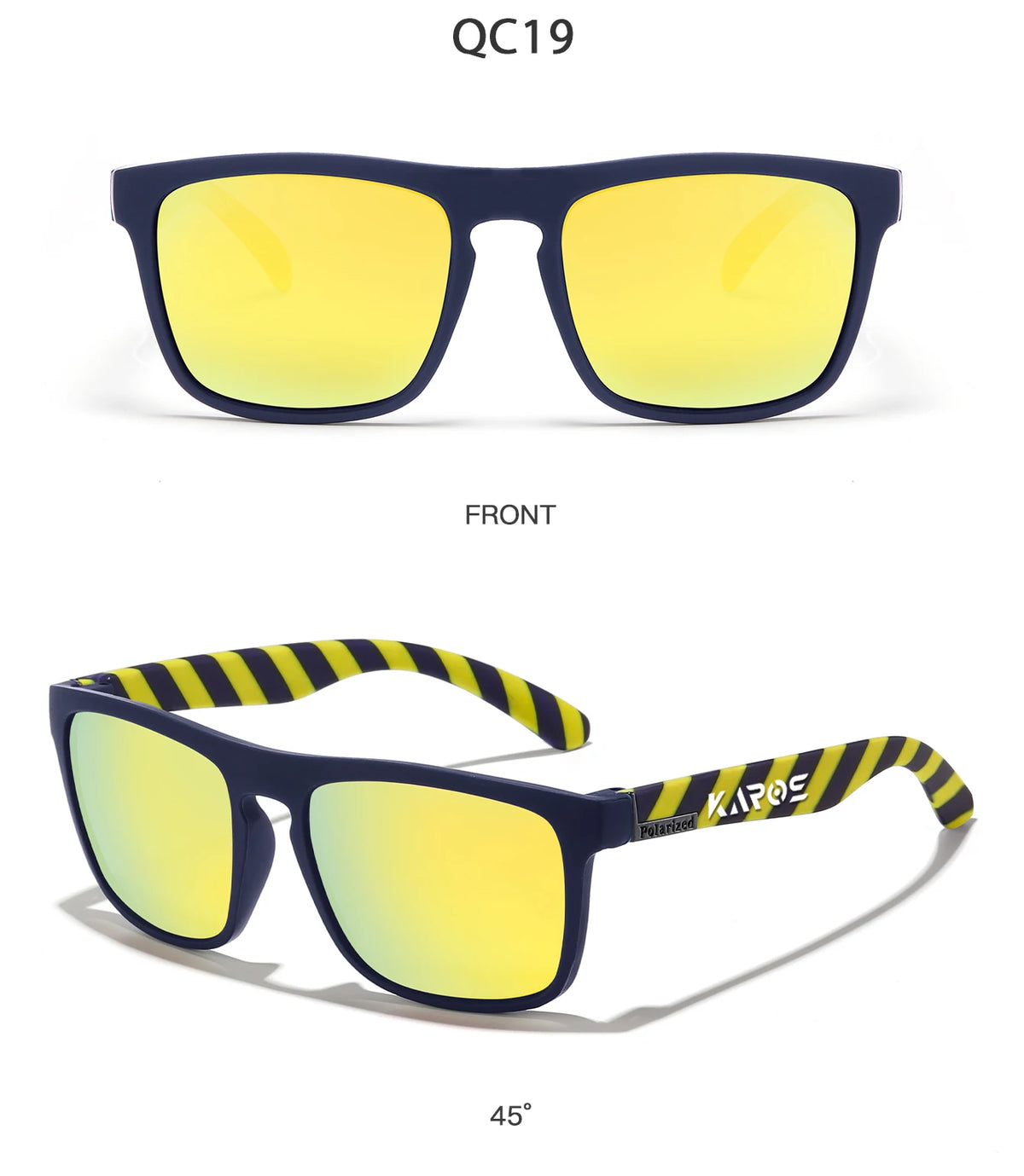 KAROS Polarized Sunglasses Unisex Car Driver Anti-Glare Goggles Outdoor for travel fishing beach UV400 eyeglasses