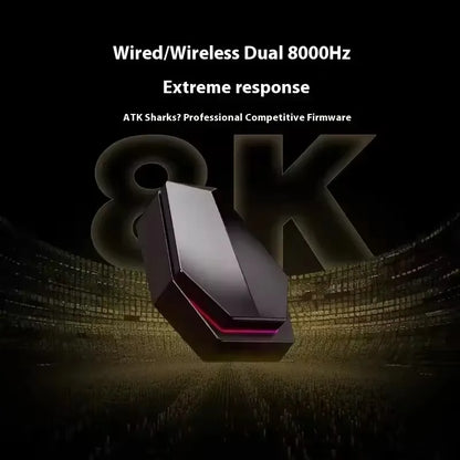 Brezžična Bluetooth miška ATK X1 Series Paw3950/Ultra 8k, lahka 49g, tri načini povezave, FPS gaming miška, darilo po meri