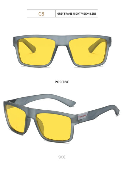 2022 Luxury Polarized Sunglasses Men Women Fashion Square Male Sun Glasses Vintage Driving Fishing Eyeglasses Sport Shades UV400