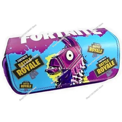 Fortnite Kids Pencil Bag Kawaii Pencil Case Large Capacity Waterproof Handheld Cosplay Pencil Pouch Office Stationary Gift Toy