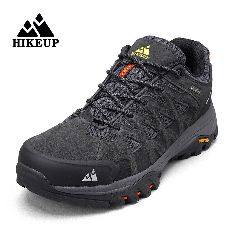HIKEUP Scarpe outdoor da uomo per escursionismo, sport e tempo libero, scarponcini da trekking in montagna e campeggio, sneaker antiscivolo e resistenti all’usura