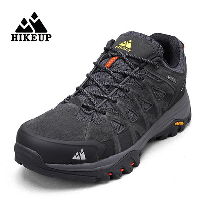HIKEUP Scarpe outdoor da uomo per escursionismo, sport e tempo libero, scarponcini da trekking in montagna e campeggio, sneaker antiscivolo e resistenti all’usura