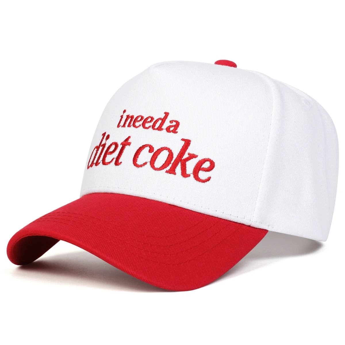 Unisex INEED A DIET COKE Letter Embroidery Baseball Caps Spring Autumn Outdoor Adjustable Casual Hats Sunscreen Hat Sports Cap