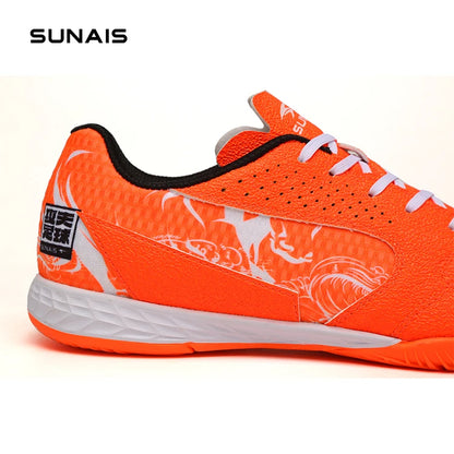SUNAIS IN Chaussures de football en salle à semelle plate antidérapante pour terrains en bois/ciment 835233