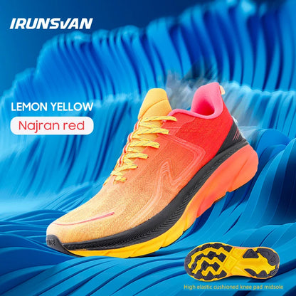 IRUNSVAN 2026 Original Air Cushion Running Shoes Fitness Jump Exercise Breathable Sports Shoes Men's Walking Shoes
