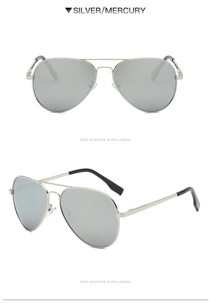 LIOUMO Hochwertige Piloten-Sonnenbrille für Herren, polarisierte Autofahrerbrille für Damen, modische Pilotenbrille, blendfreie Sonnenbrille für Herren