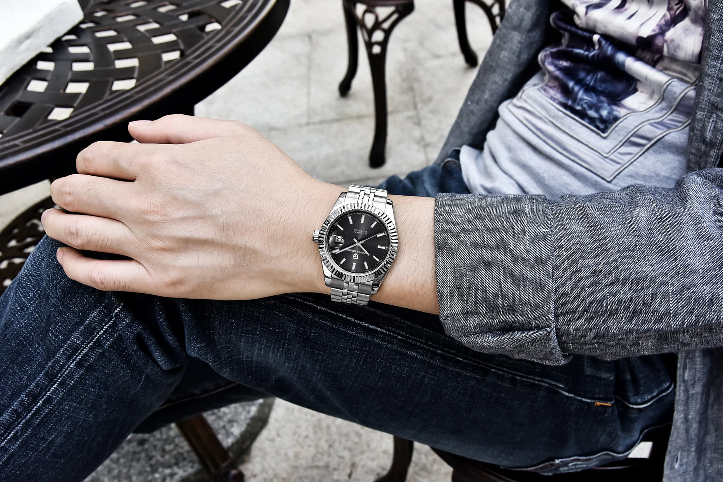 2026 New PAGANI DESIGN Watches Luxury Gold And Silver Mechanical Watches For Men Stainless Steel Sapphire Mirror Automatic Watch
