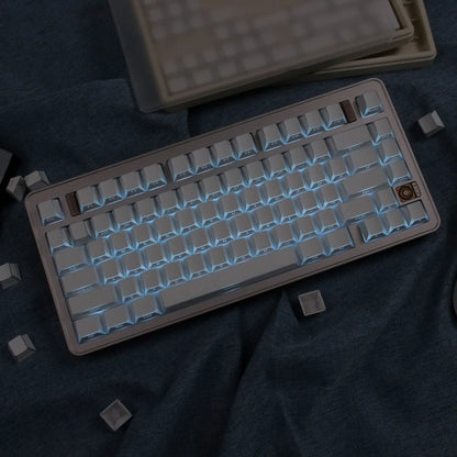 Shadow Keycap Side Print Edge Backlit PBT Shine Through White Black Macarons Cherry Profile 136 Key cap MX Gamer Keyboards AULA