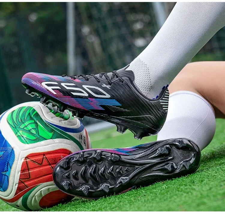 Nouvelles chaussures de football pour hommes, chaussures de football professionnelles, chaussures d'entraînement, chaussures de match, baskets antidérapantes, chaussures de sport pour terrain gazonné, chaussures d'extérie