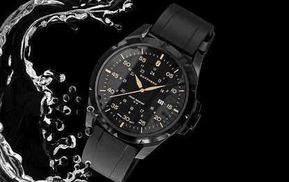 Reloj para hombre SAPPHERO: reloj de cuarzo de lujo, resistente al agua hasta 50 m, equipado con un mecanismo importado y una caja de acero inoxidable. Una idea de regalo ideal para hombre.