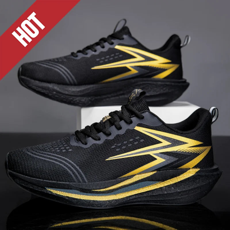 NEW Running Shoes Carbon Board Marathon Men Sports Breathable Lightweight Women's Comfortable Athletic Nonskid Sneakers Casual