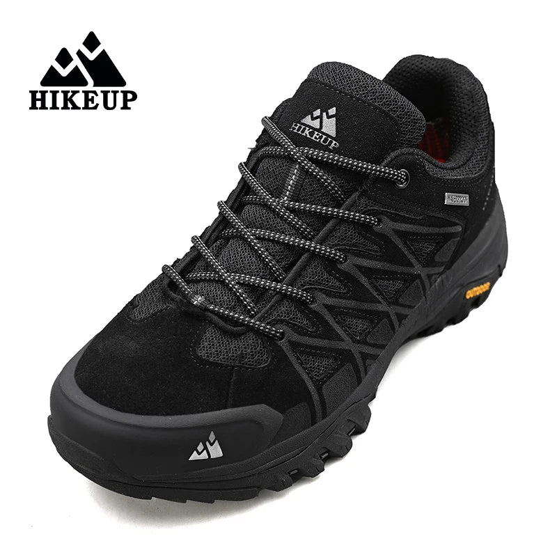 HIKEUP Scarpe outdoor da uomo per escursionismo, sport e tempo libero, scarponcini da trekking in montagna e campeggio, sneaker antiscivolo e resistenti all’usura