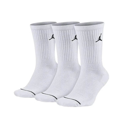 Nike Socks: 3-Pack of Men's and Women's Sports Socks / Basketball Socks / Durable, Moisture-Wicking Cotton Socks SX5545-100