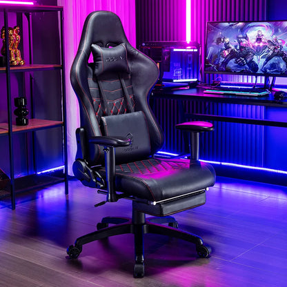 Comfortable Reading Office Chair Reclining Adjustable Swivel Computer Home Study Bedroom Ergonomic Lumbar Support High Back Seat