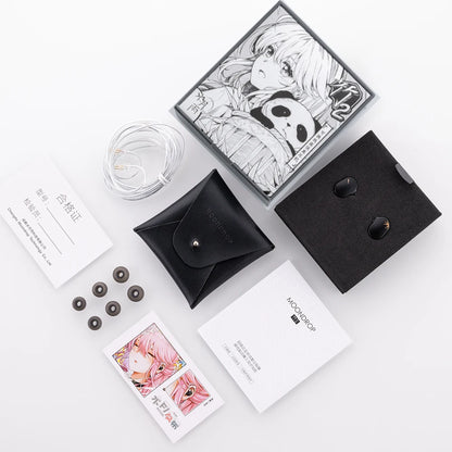 Moondrop CHU II Dynamic Driver In-ear Headphone CHU2 Monitor IEM Earphone CHU II 3.5mm Earbud With Detachable 0.78mm cable