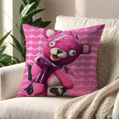 F-FORTNITE Cuddle Team Leader cushion cover For Pillow Printing Sofa Decoration Home CarRoom Coffee Shop Office NordicSimplicity