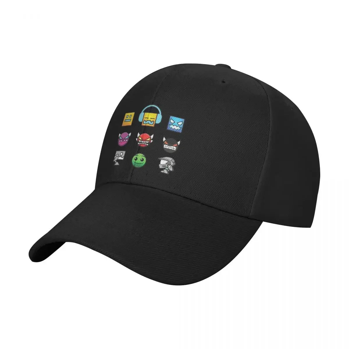2026 Geometry Dash Baseball Cap Unique hats tactical cap Golf Cap Ladies Men's