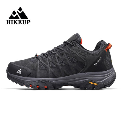 HIKEUP Scarpe outdoor da uomo per escursionismo, sport e tempo libero, scarponcini da trekking in montagna e campeggio, sneaker antiscivolo e resistenti all’usura