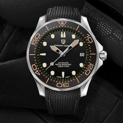 PAGANI DESIGN 007 Mechanical Wristwatch for Men Luxury Automatic Watch NH35A AR Sapphire Crystal Waterproof Clock 2024 New