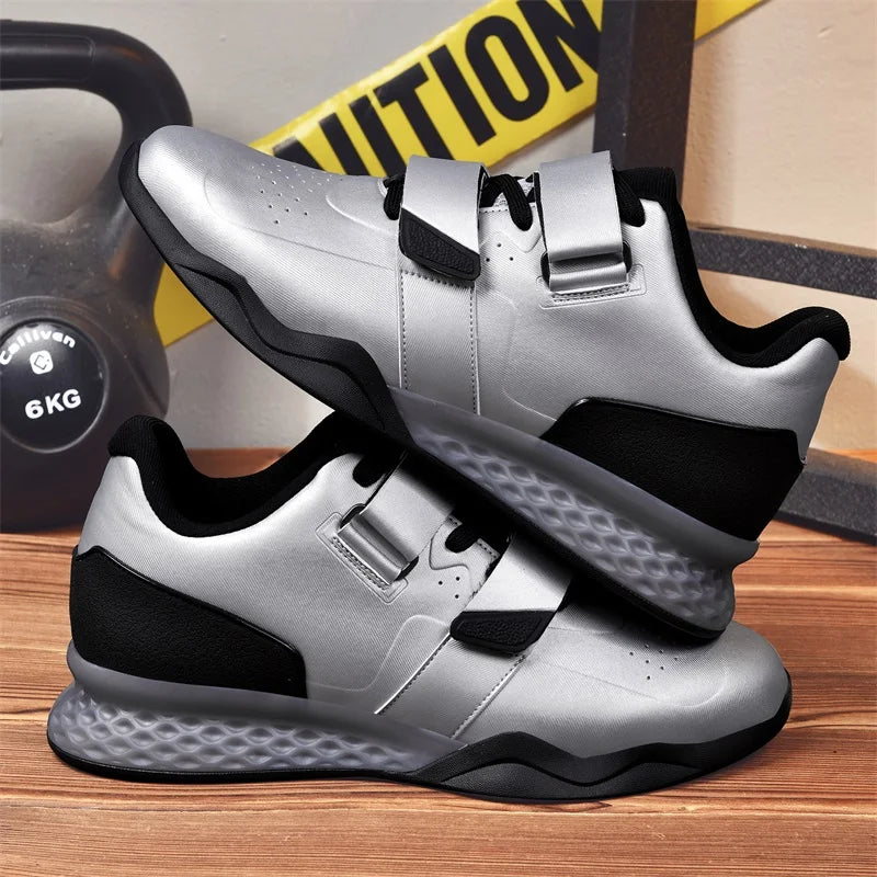 Weightlifting Shoes Professional  Men Women Powerlifting Squat Training Hard Sole Gym Shoes with Stable Heel Non Slip Design